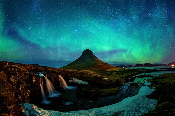 You can see the Aurora Borealis in Iceland